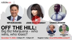 A promotional photo of Off the Hill: Big Biz Marijuana.