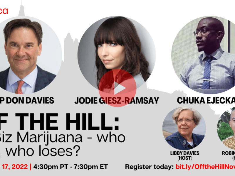 A promotional photo of Off the Hill: Big Biz Marijuana.