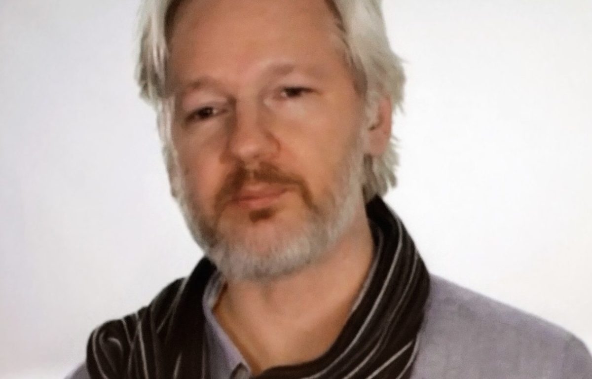 A photo of Wikileaks founder Julian Assange.