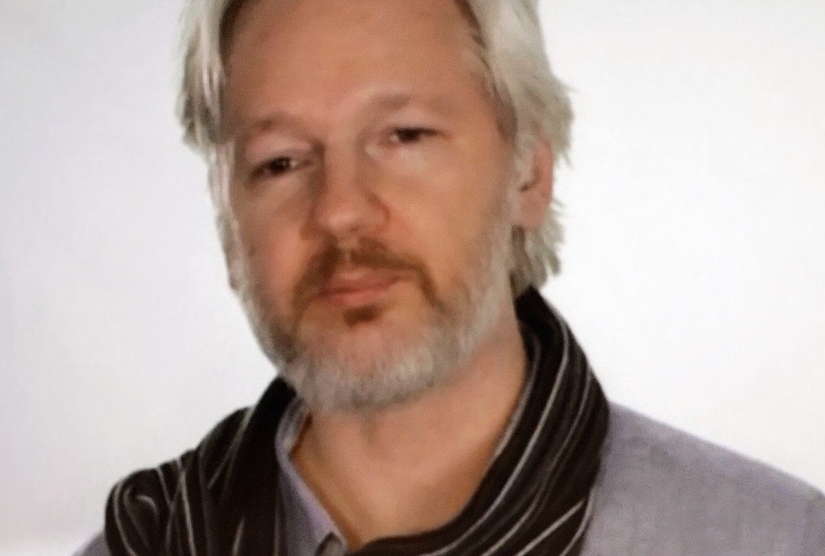 A photo of Wikileaks founder Julian Assange.