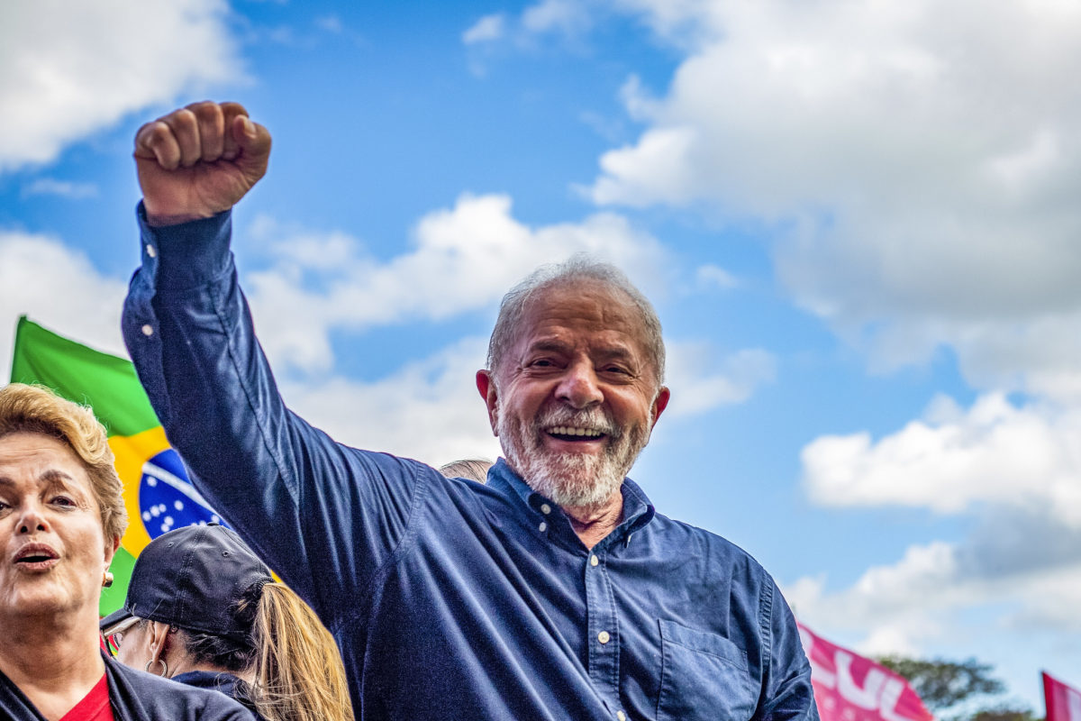 A photo of Brazil President Luiz Inácio Lula da Silva, who has promised to to protect the Amazon.