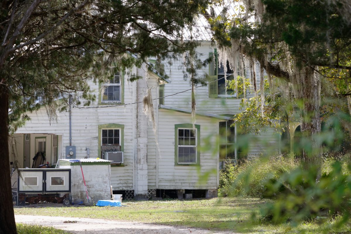 A photo of a house in Rosewood, Florida, said to be the only house that survived the Rosewood Massacre of 1923.