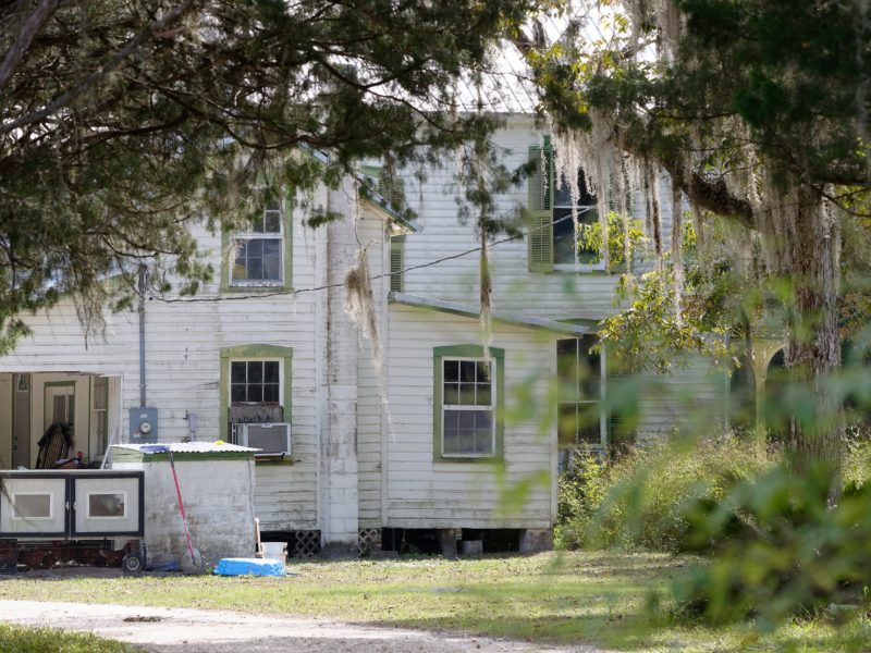 A photo of a house in Rosewood, Florida, said to be the only house that survived the Rosewood Massacre of 1923.