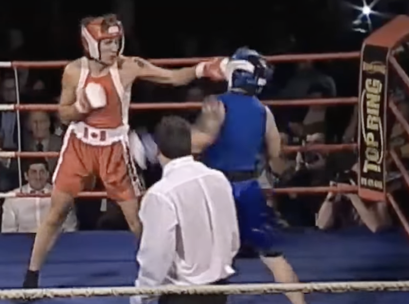 Justin Trudeau boxing Patrick Brazeau