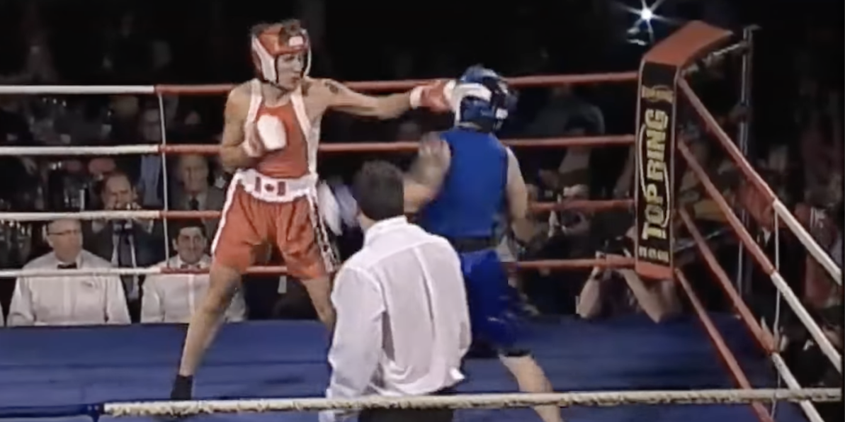 Justin Trudeau boxing Patrick Brazeau