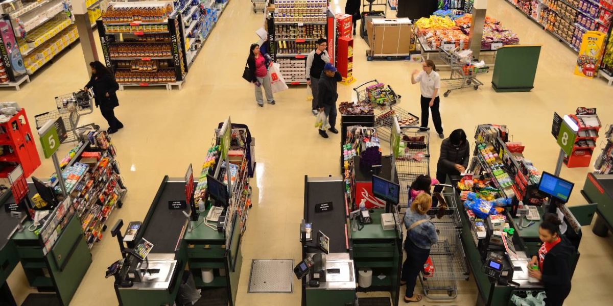 The interior of a Loblaws in Richmond Hill, ON.