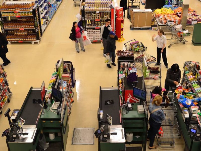 The interior of a Loblaws in Richmond Hill, ON.