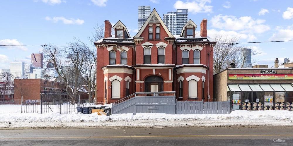 The building located at 213-230 Sherbourne.