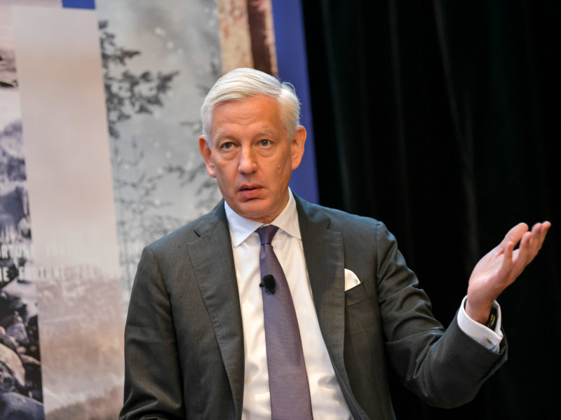 A photo of Dominic Barton, the former head of McKinsey & Co. linked to the Liberal government.