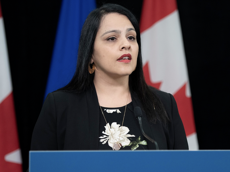 UCP cabinet minister and former leadership candidate Rajan Sawhney says she won’t be running in this spring’s election.