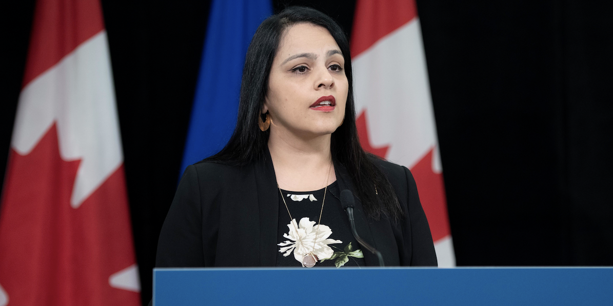 UCP cabinet minister and former leadership candidate Rajan Sawhney says she won’t be running in this spring’s election.