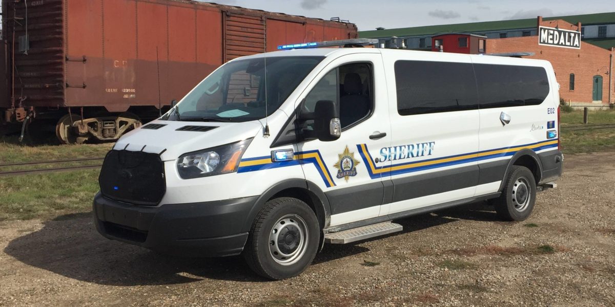 An Alberta Sheriff's vehicle.