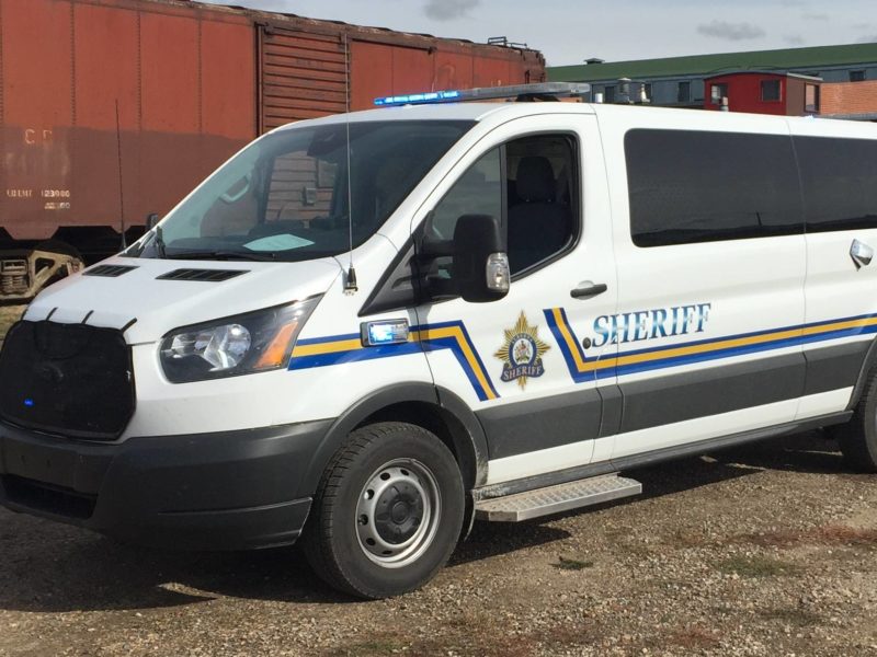 An Alberta Sheriff's vehicle.