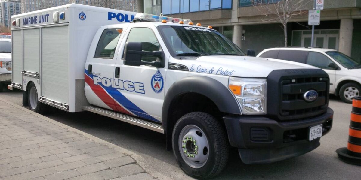 A Toronto police vehicle.