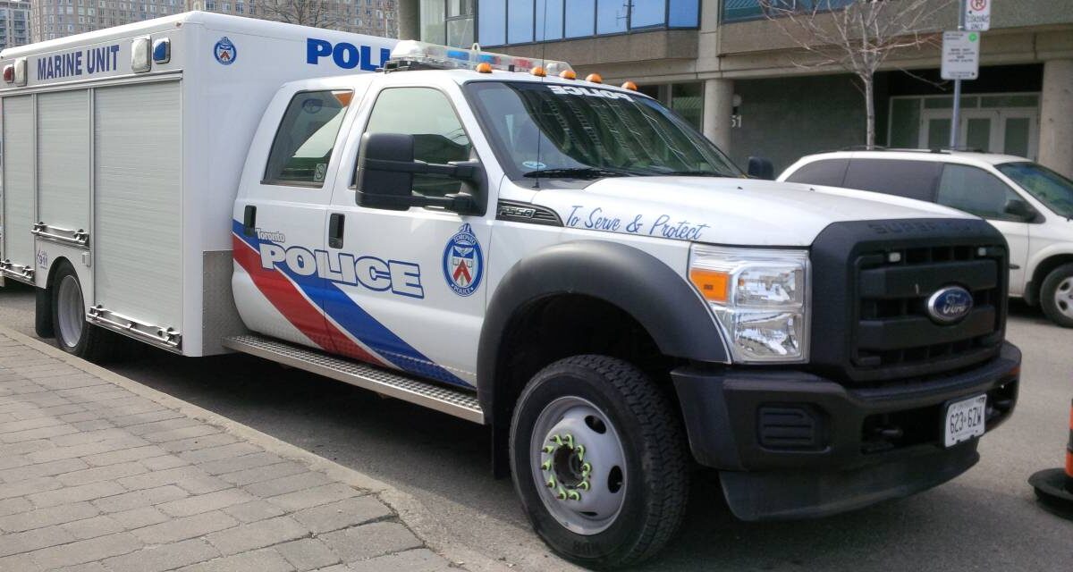 A Toronto police vehicle.