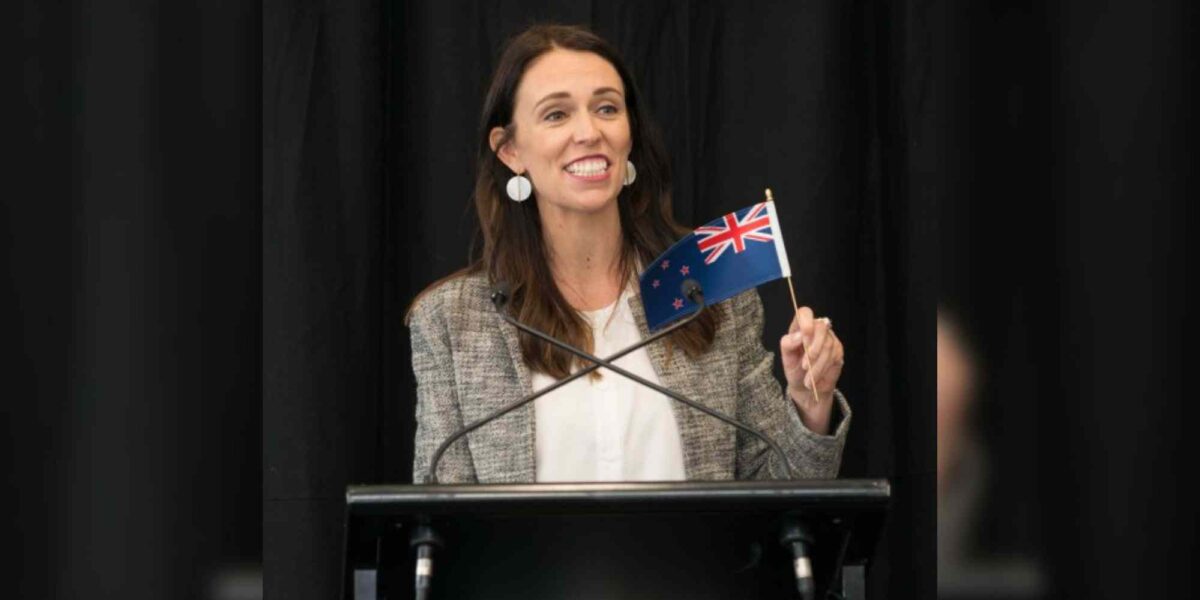 A photo of former New Zealand Prime Minister Jacinda Ardern.