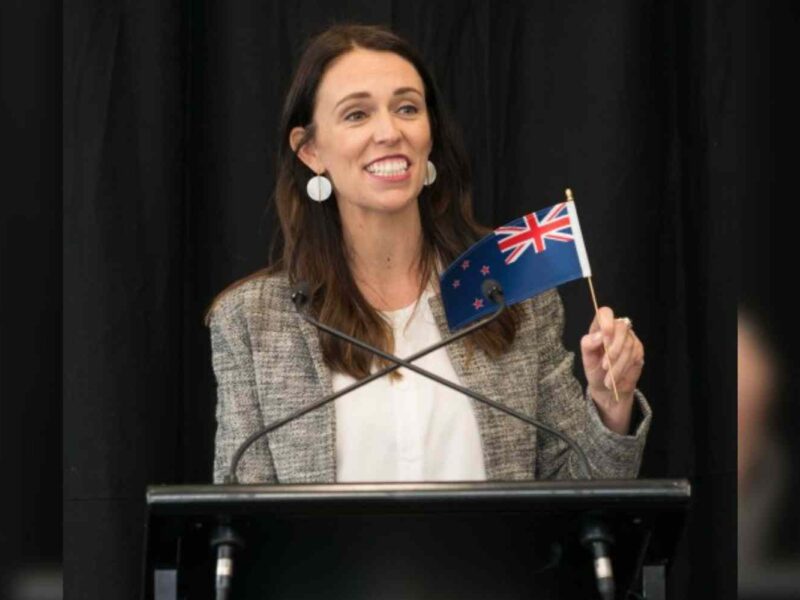 A photo of former New Zealand Prime Minister Jacinda Ardern.