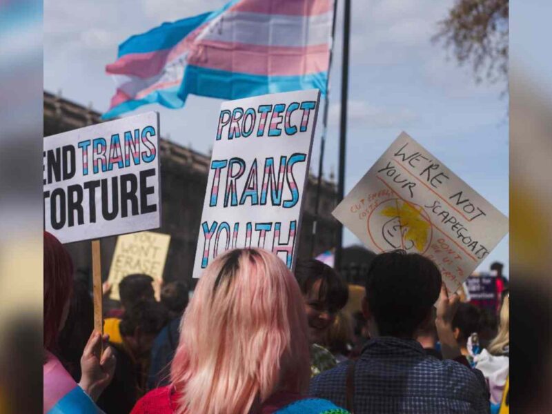 A protest for Trans rights.