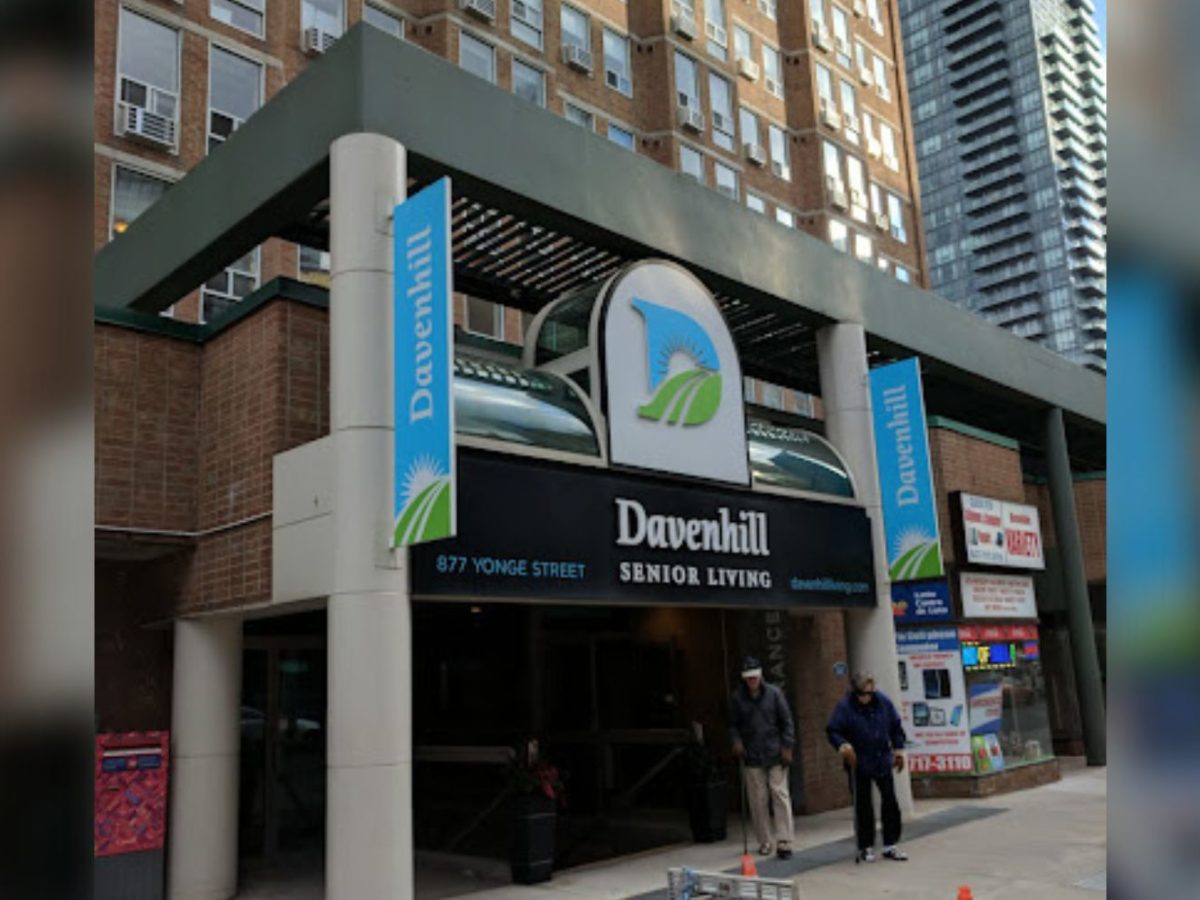 KingSett Capital purchased the former Davenhill Senior Living centre at 877 Yonge St.