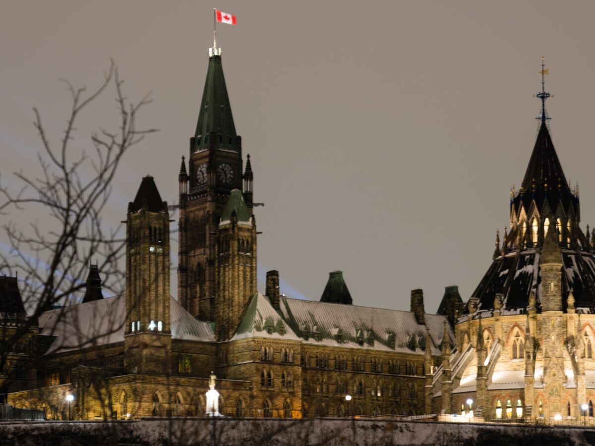 And of Parliament Hill at night.