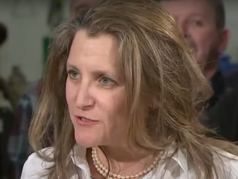 Federal Finance Minister Chrystia Freeland.