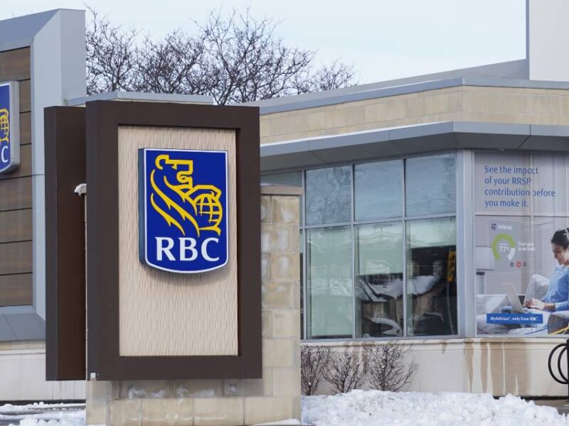 An RBC branch located in Burlington, ON.