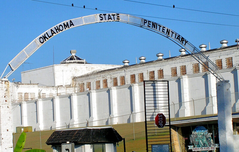 A view of the exterior of the Oklahoma State Penitentiary, where Richard Glossip is imprisoned.