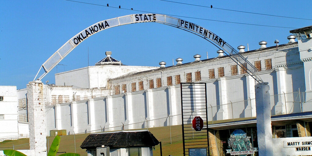 A view of the exterior of the Oklahoma State Penitentiary, where Richard Glossip is imprisoned.