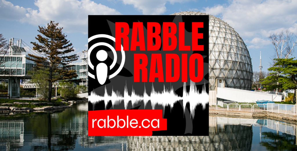 Ontario Place and the rabble radio logo