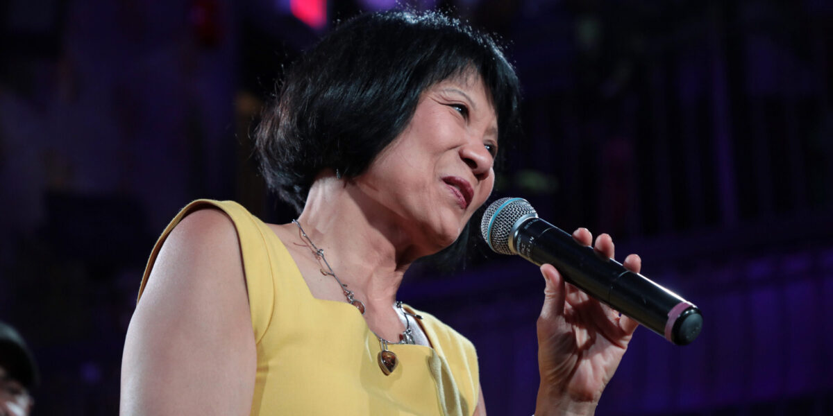 Olivia Chow during her victory speech at the Great Hall in Toronto on Monday, June 26, 2023