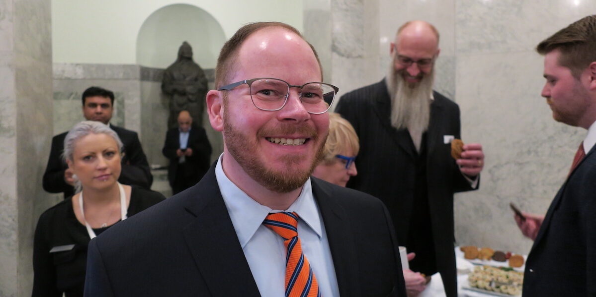 Former Banff-Cochrane MLA Cameron Westhead during his time in the Legislature.