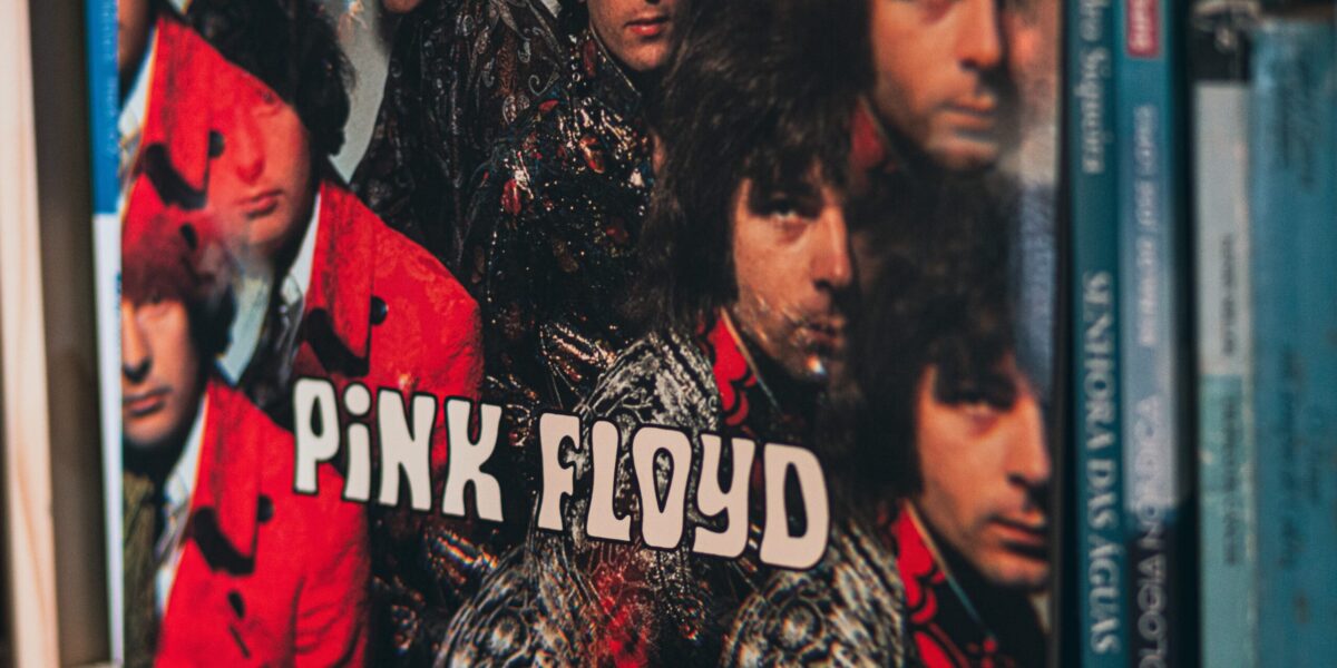 A book about popular band Pink Floyd is seen in this 2021 photo.