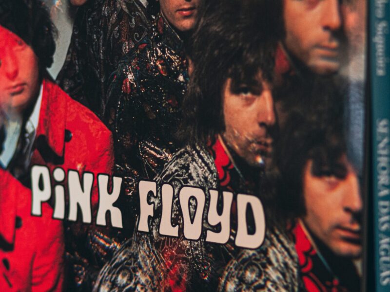 A book about popular band Pink Floyd is seen in this 2021 photo.