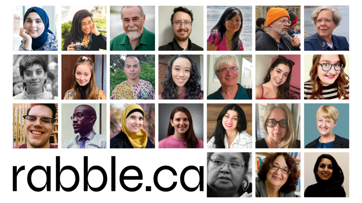 A collage of rabble staff from 2022.