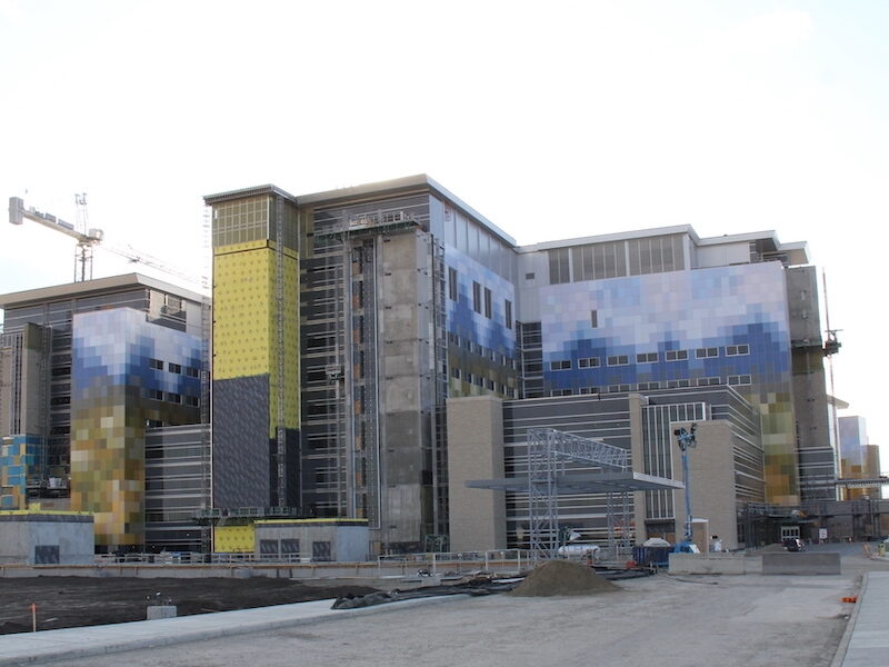 Alberta Health Services’ South Health Campus in Calgary when it was under construction in 2011.