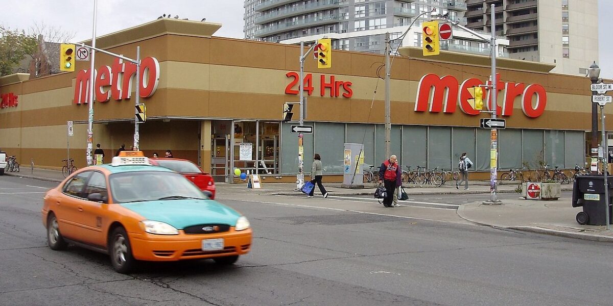 A Metro grocery store, where workers are striking, in Toronto.