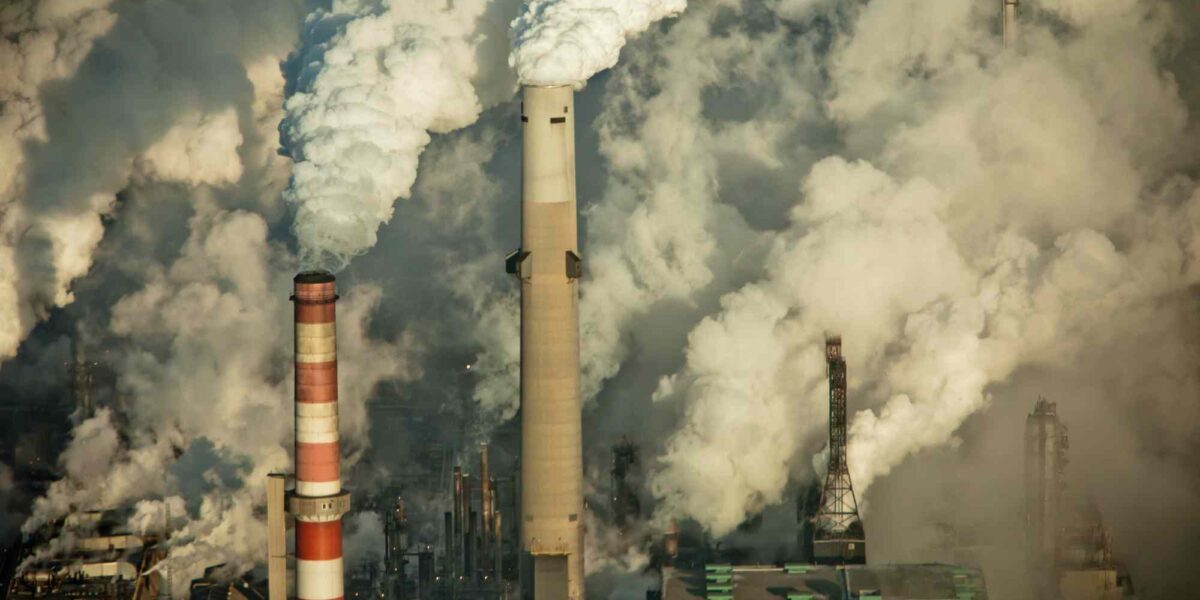 An oil refining facility in Fort McMurray, Alberta.