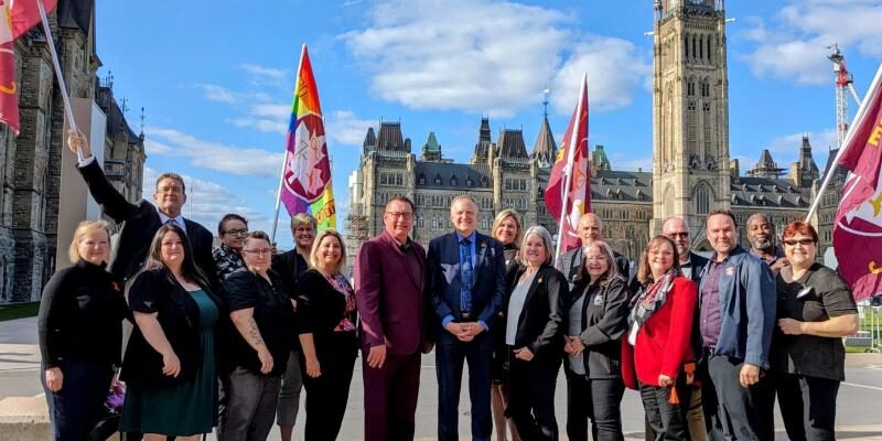 Union members on Parliament Hill calling for more security personnel to have compensation for mental health injuries.