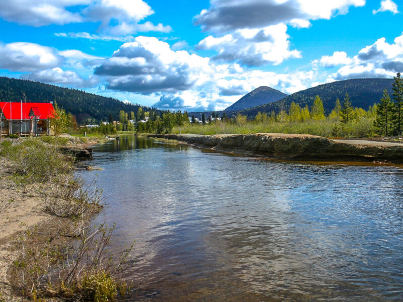 An image of the Jack of Clubs lake located near Wells, B.C. The residents of Wells are fighting against a mine plan that might hurt the natural beauty of their community.