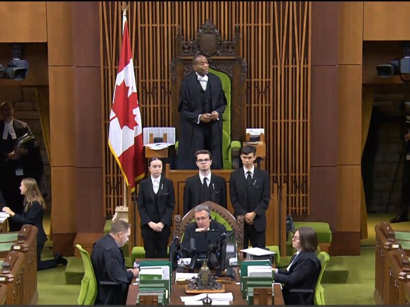 Speaker Greg Fergus in the House of Commons on October 20, 2023.