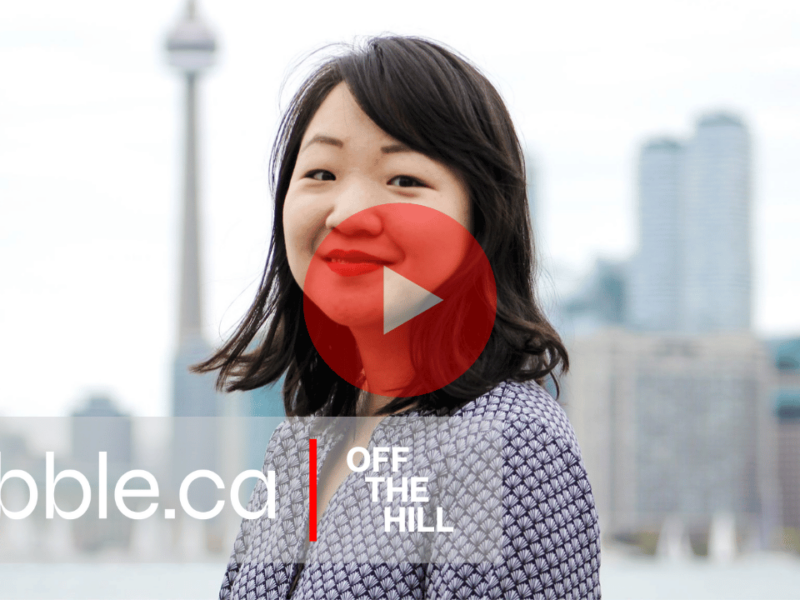 Diana Yoon, Off the Hill and rabble.ca logo.