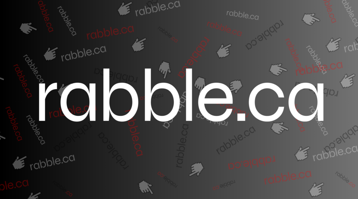 rabble.ca logo on a dark background