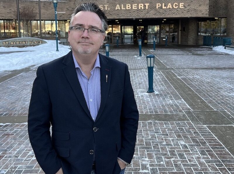 Service Alberta Minister Dale Nally at St. Albert City Hall.