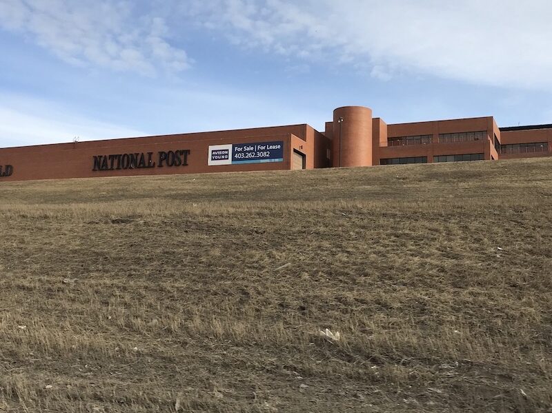 The Calgary Herald’s “new building,” opened in 1982.