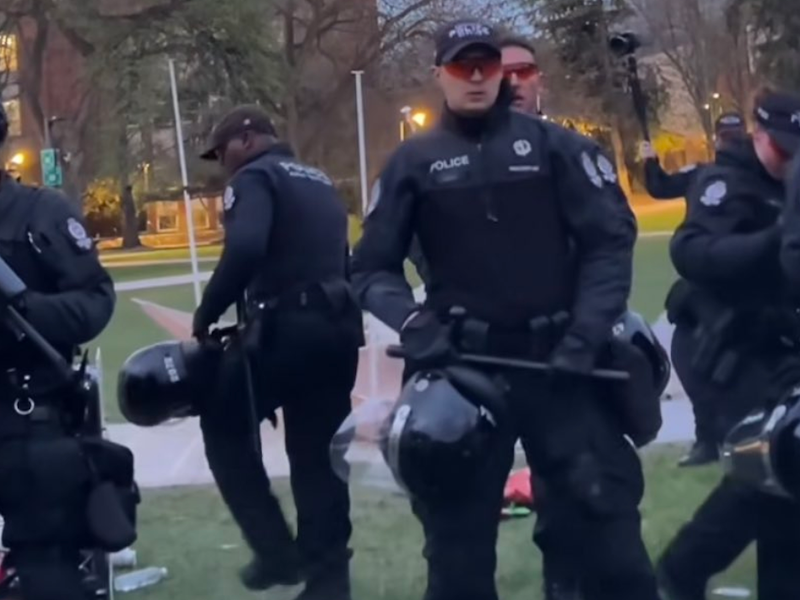 Were Alberta’s university presidents pressured to call police on protesters?
