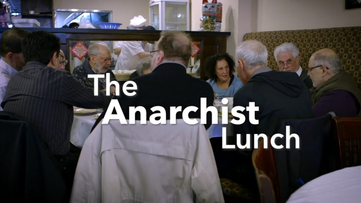 The title card for "The Anarchist Lunch."