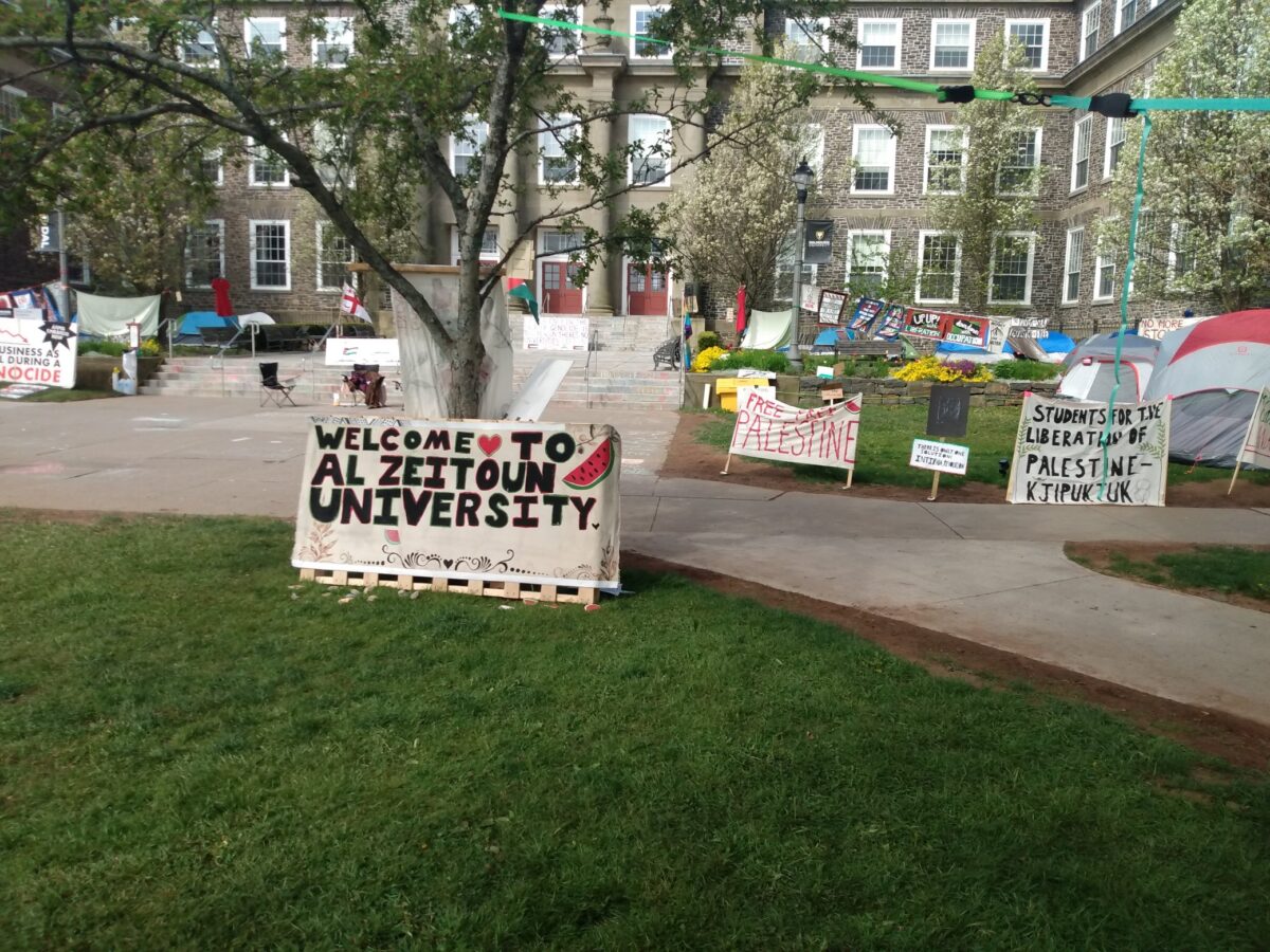 Dalhousie University under pressure over pro-Palestinian encampment