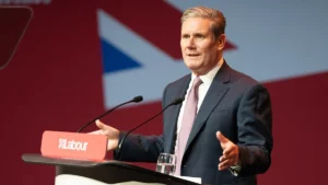 Keir Starmer, the United Kingdom’s new Labour prime minister, at the Labour Women’s Conference in Liverpool last year.