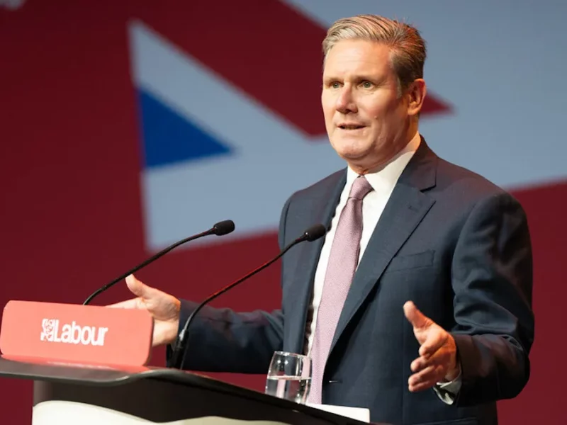 Keir Starmer, the United Kingdom’s new Labour prime minister, at the Labour Women’s Conference in Liverpool last year.
