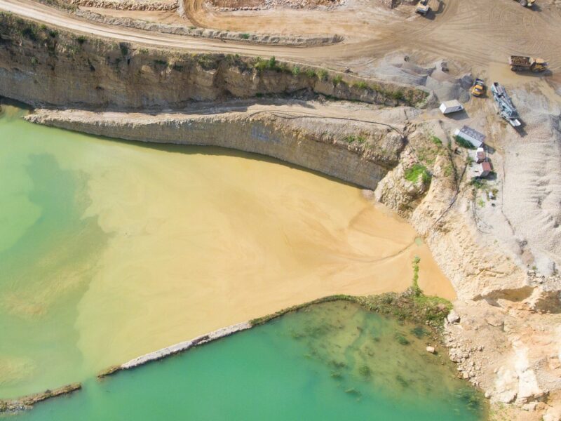 An image of a large mine. Glencore's mining record has caused concern for some.